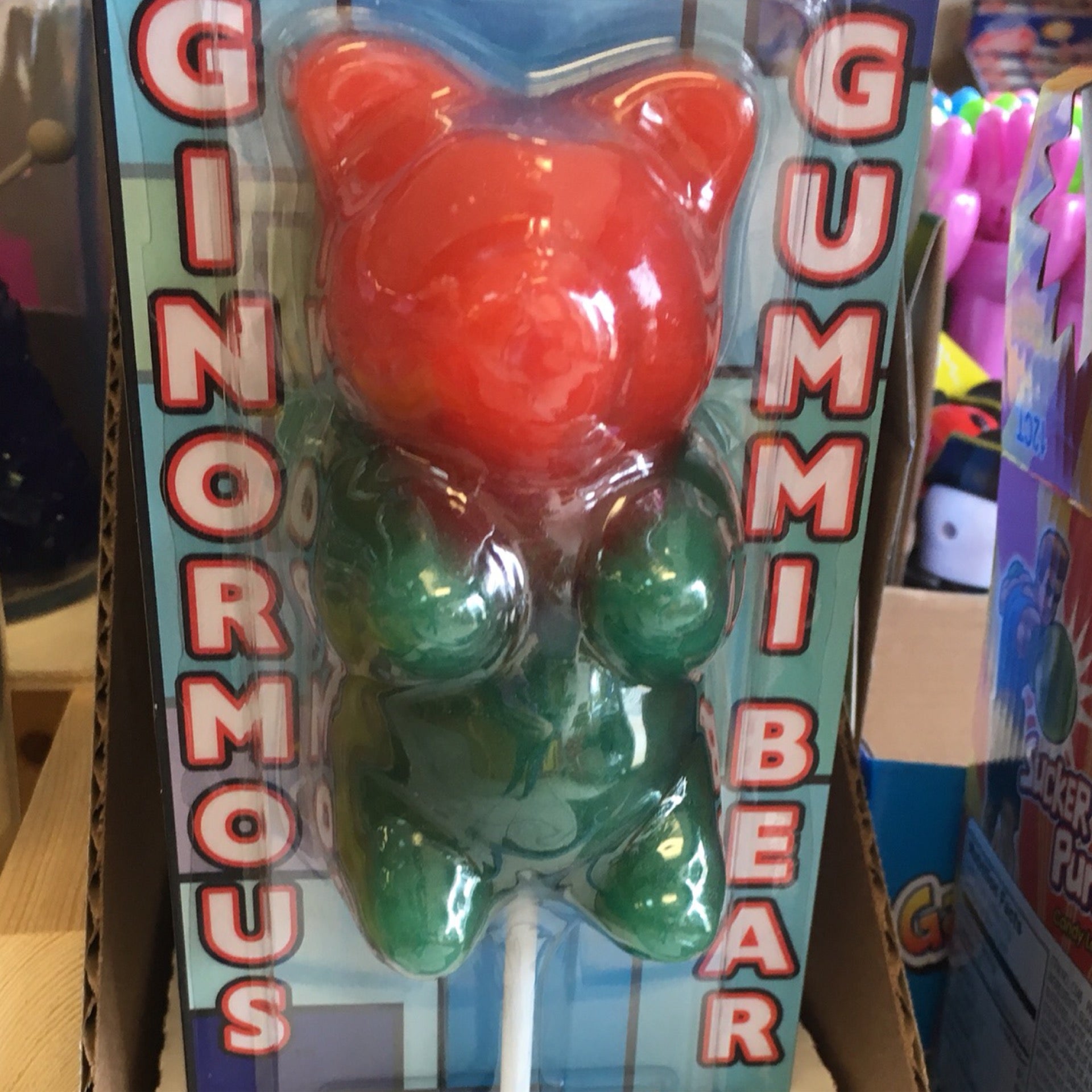 Giant Gummy Bear on a Stick